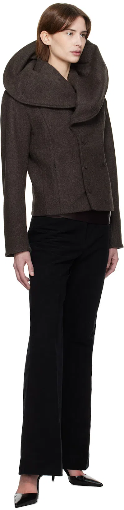 PROENZA SCHOULER Slash Slingback Pumps In Black