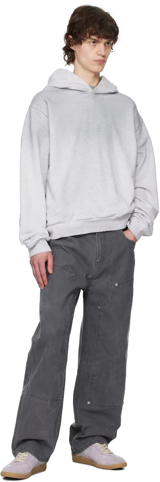 ACNE STUDIOS Melange Hoodie Logo Ci0159co R 92h In White