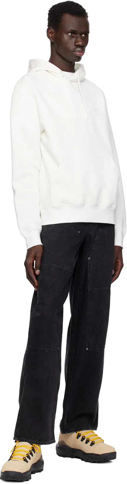 ISABEL MARANT ÉTOILE Ophra Straight-leg Carpenter Jeans In Faded Black