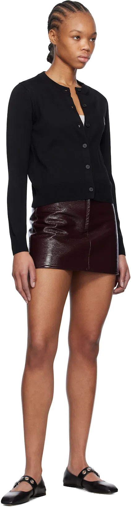 AEYDE Aeydē Uma Eyelet Nappa Leather Black