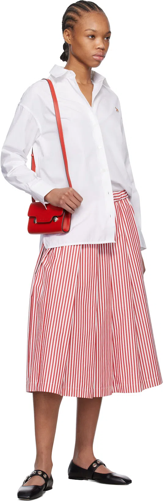 AEYDE Aeydē Uma Eyelet Nappa Leather Black