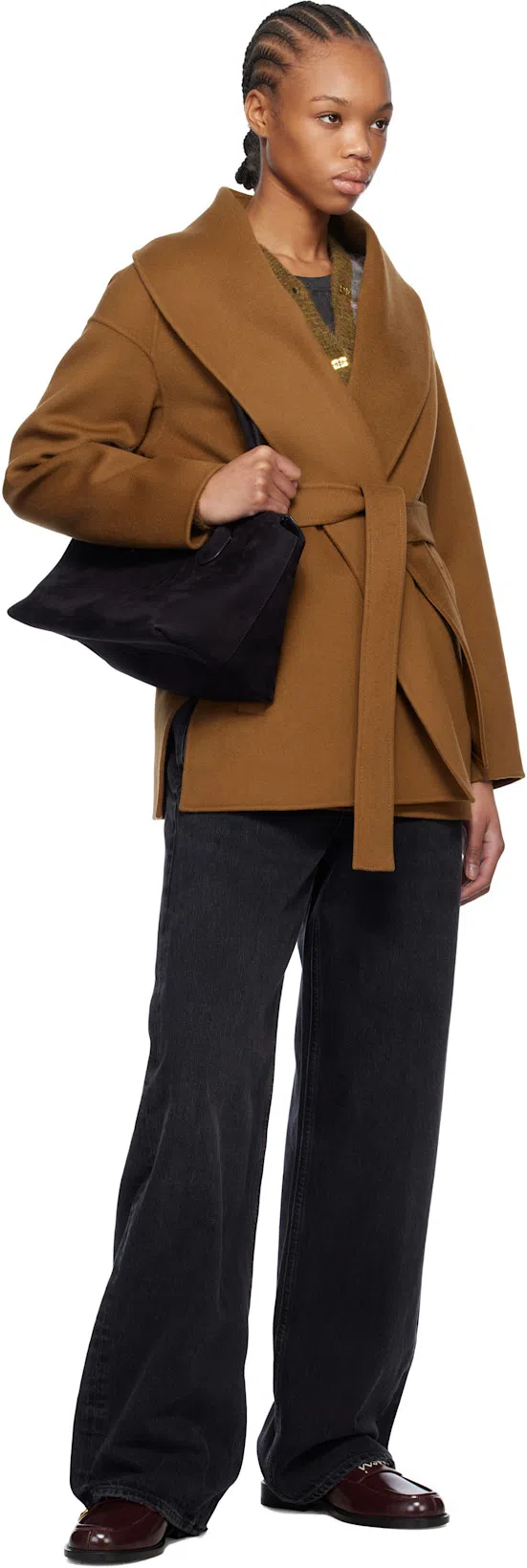 MARNI 20mm Leather Loafers In Burgundy