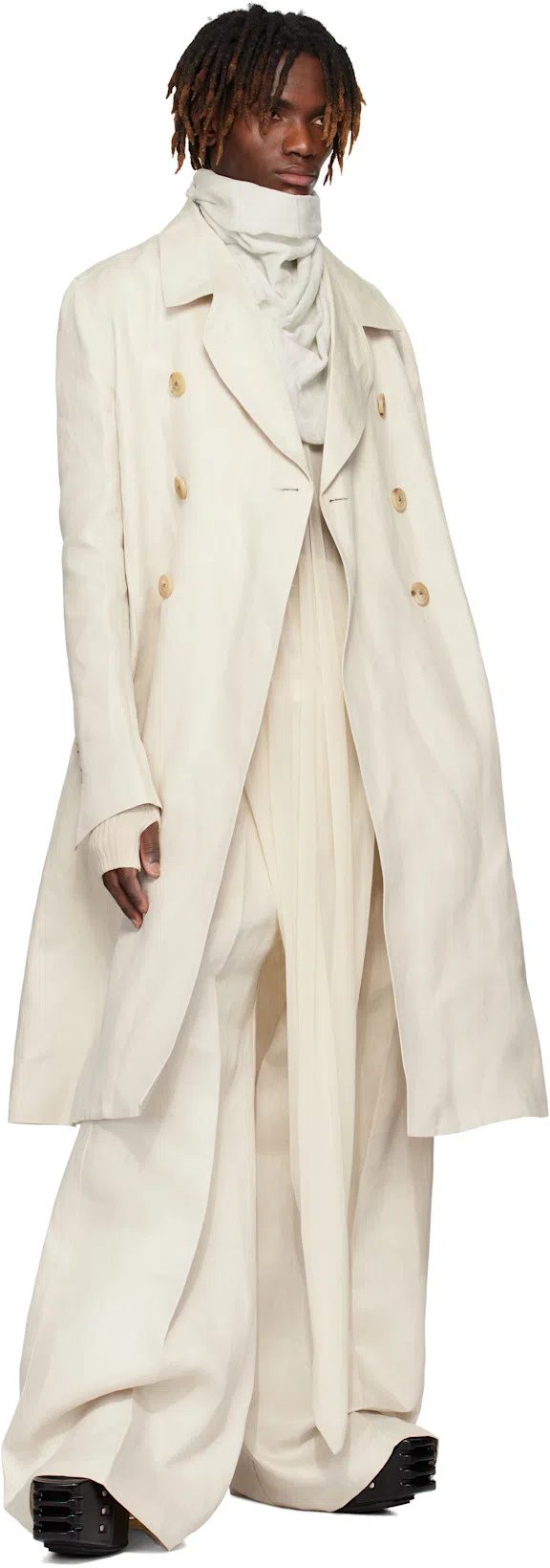 RICK OWENS Black Hollywood Grilled Kiss 45 Chelsea Boots In 90 Black/clear