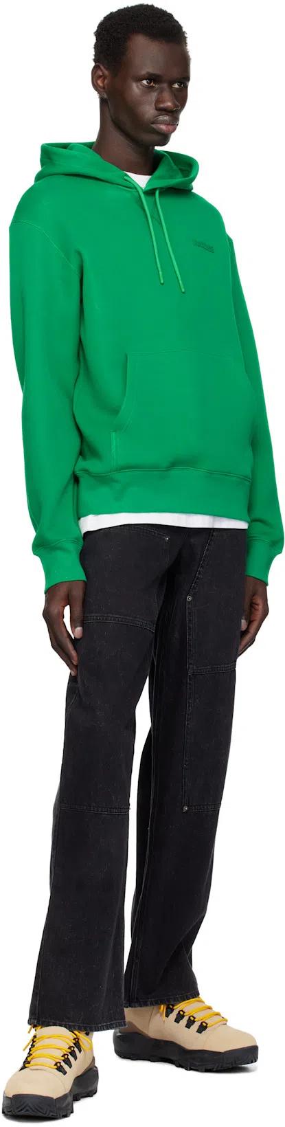 ISABEL MARANT ÉTOILE Ophra Straight-leg Carpenter Jeans In Faded Black