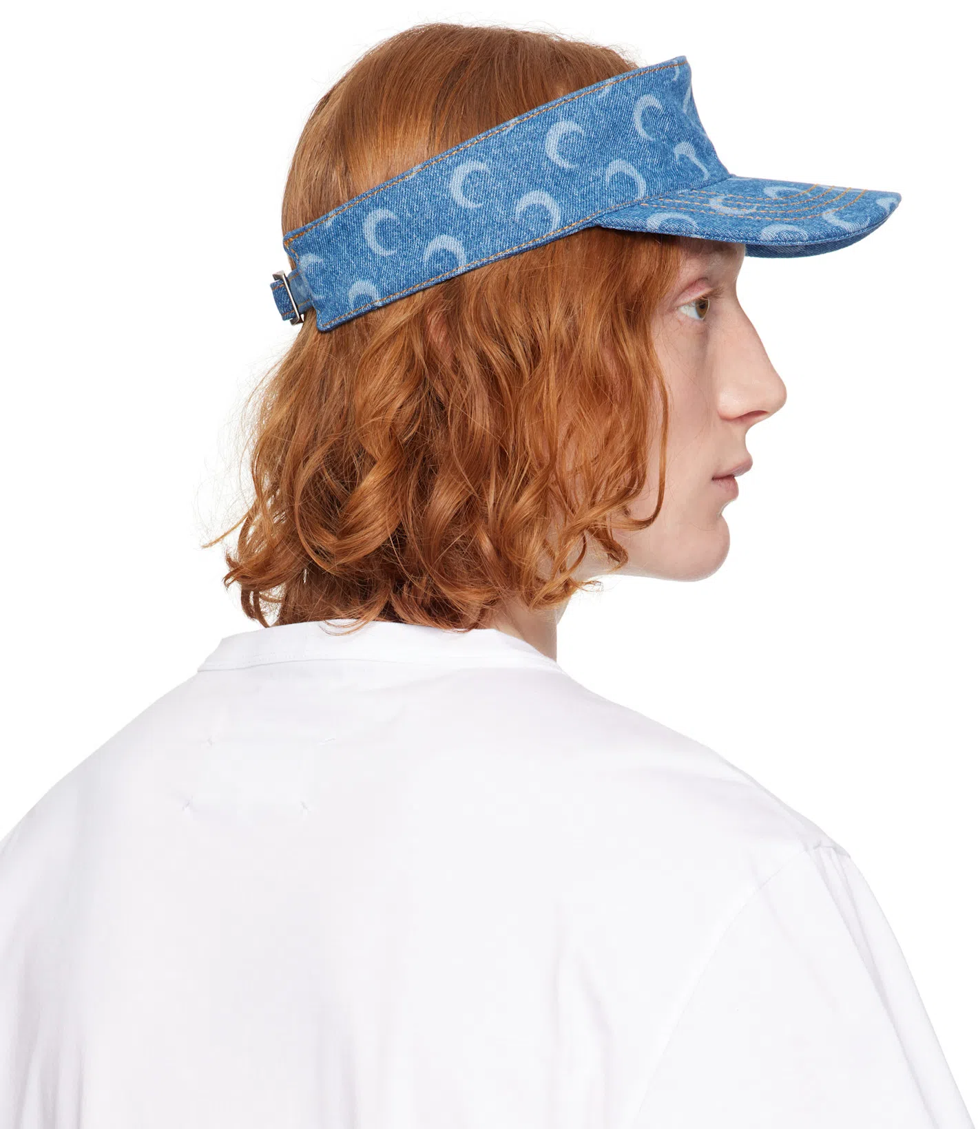 MAISON MARGIELA Distorted Logo T-shirt In White