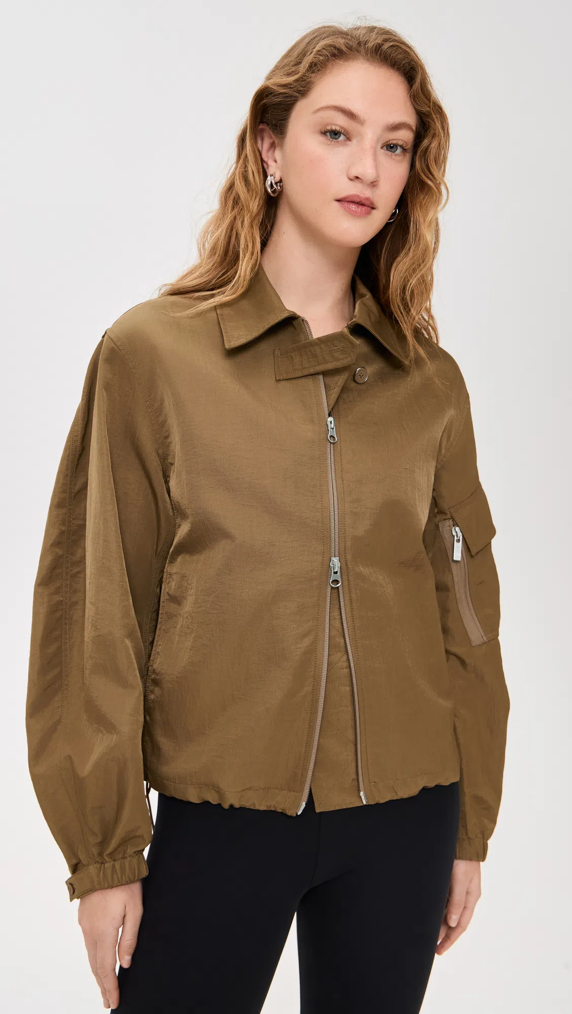 AGOLDE Fran High Rise Wide Leg Low Slung Cuffed Jeans In Milkshake In Animal Print