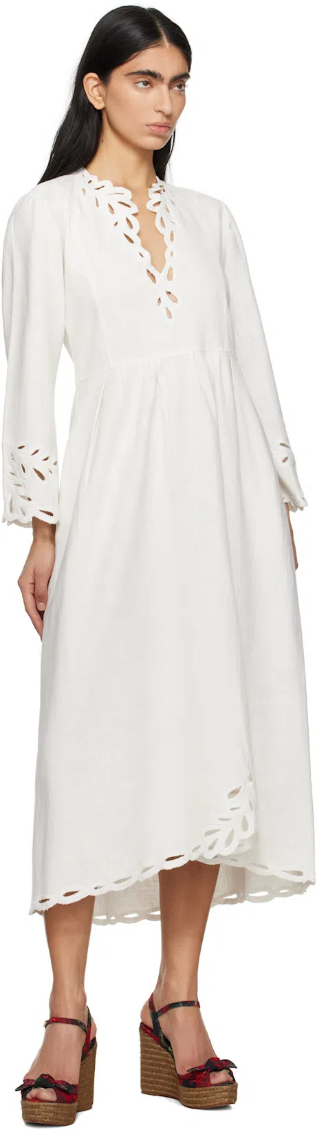 ISABEL MARANT ÉTOILE Veona Dress In White