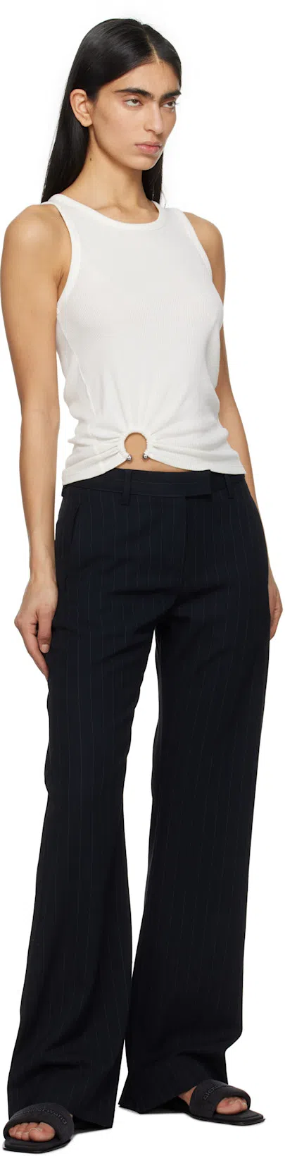 ALEXANDER WANG Logo Slide In Black