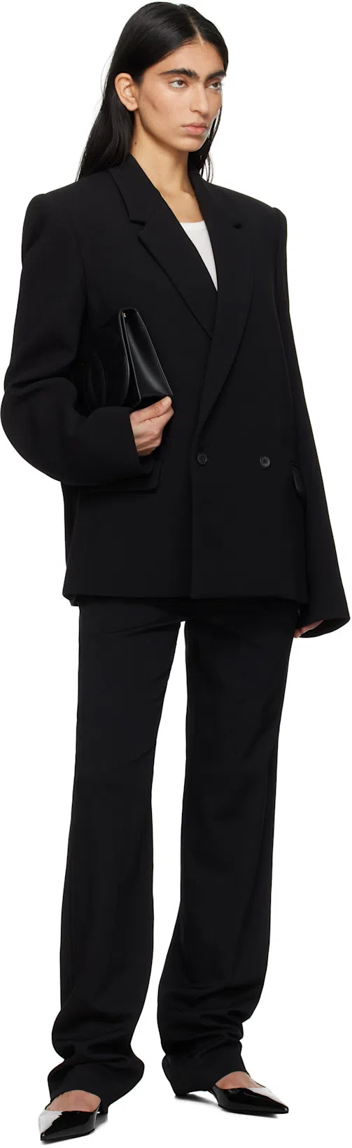 WARDROBE.NYC Black Hailey Bieber Edition Hb Blazer