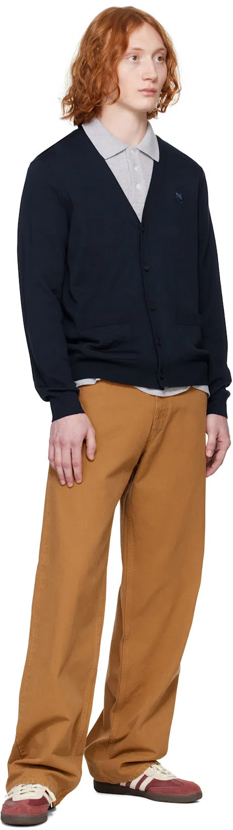 MM6 MAISON MARGIELA Beige Cotton Canvas Trousers In Brown