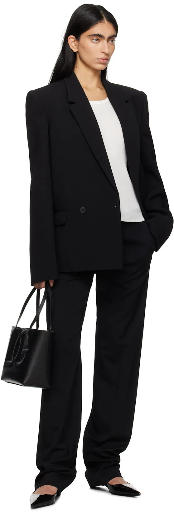 WARDROBE.NYC Black Hailey Bieber Edition Hb Blazer