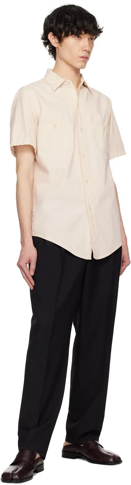 MAISON MARGIELA Burgundy Tabi City Loafer Mules In T5079 Vineyard Wine