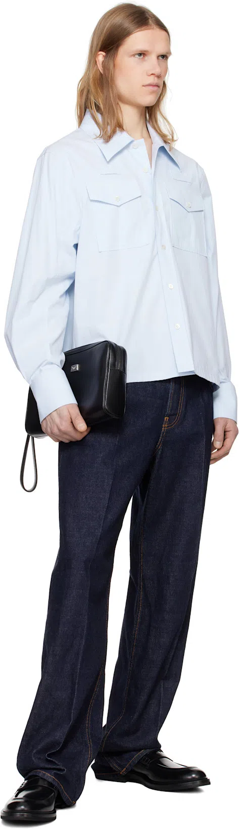 DOLCE & GABBANA Black Brushed Calfskin Loafers In Nero