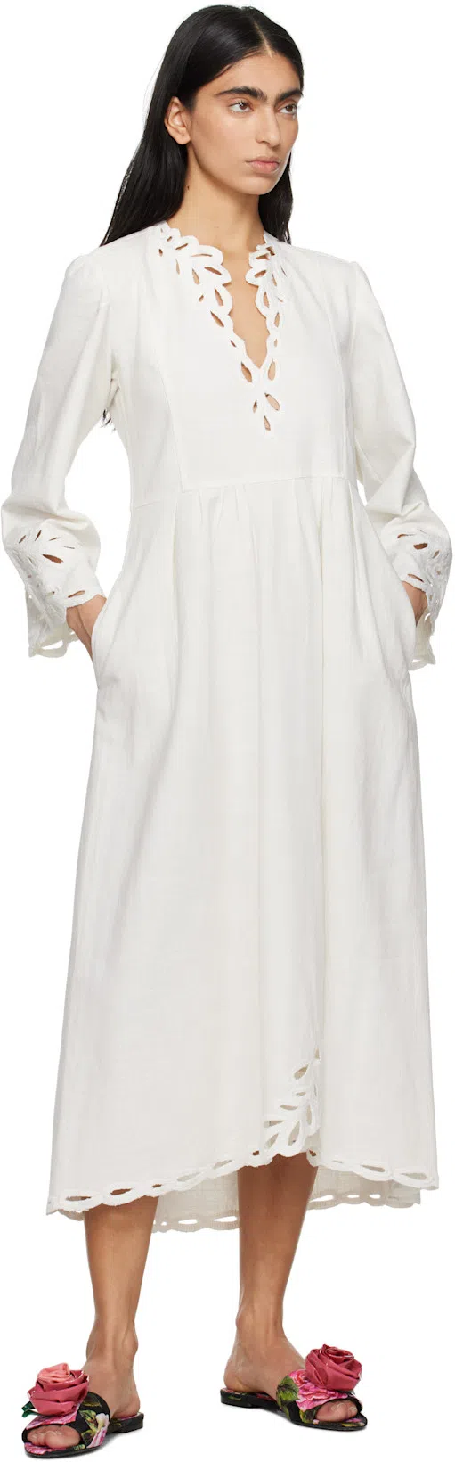 ISABEL MARANT ÉTOILE Veona Dress In White