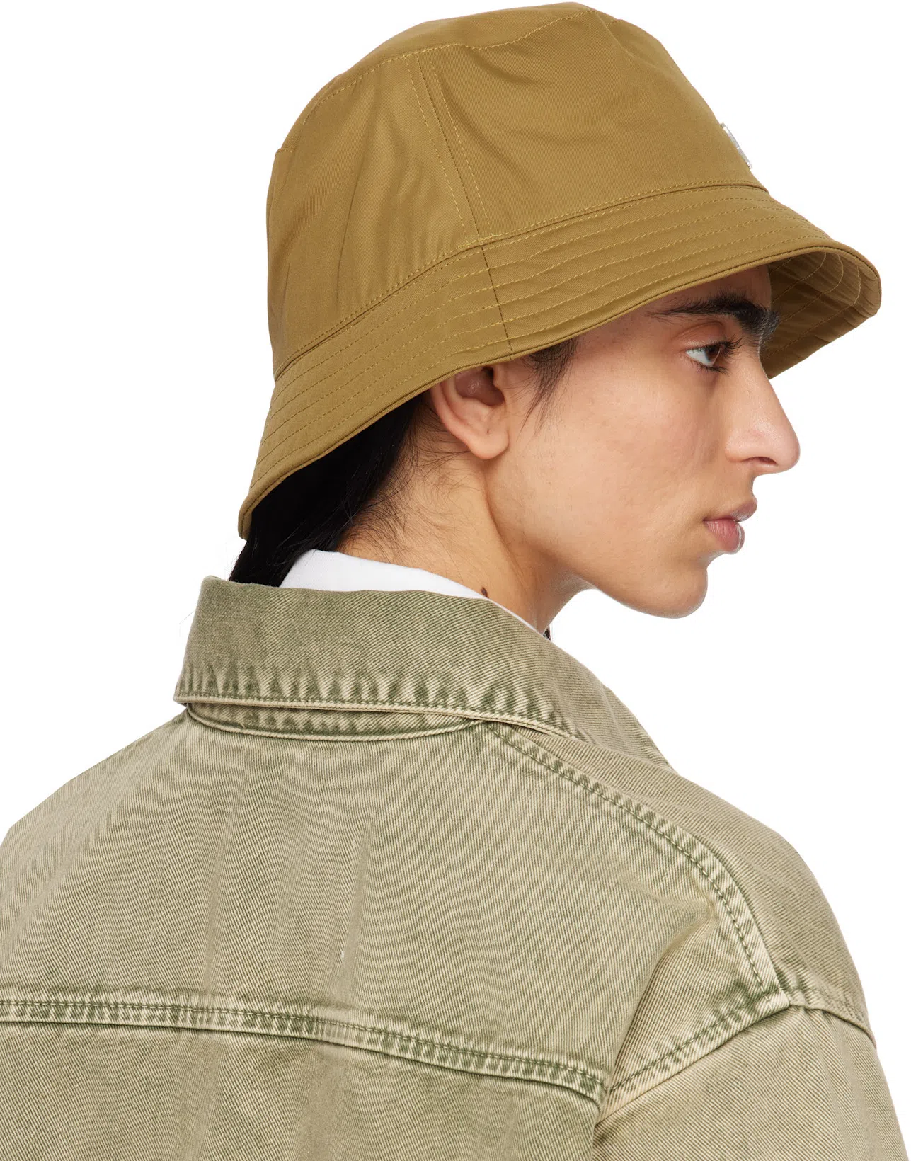 AMI ALEXANDRE MATTIUSSI Ami Paris Ami Paris Oxford Cropped Shirt In Black