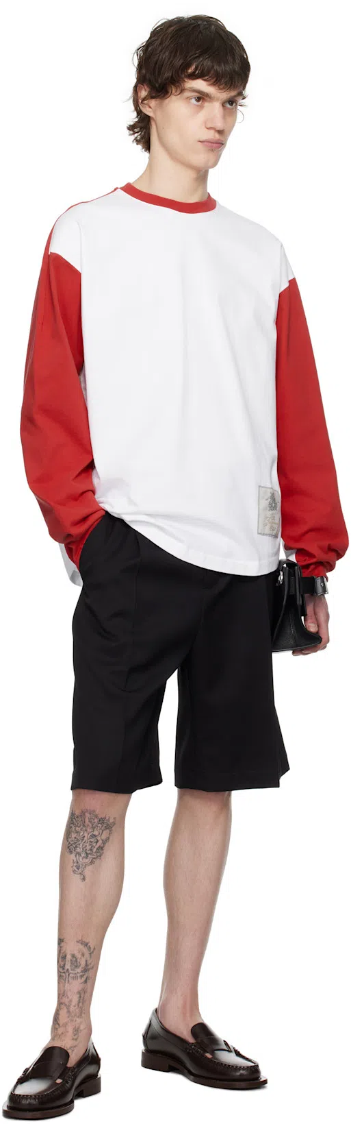 JACQUEMUS Long-sleeved T-shirt In White