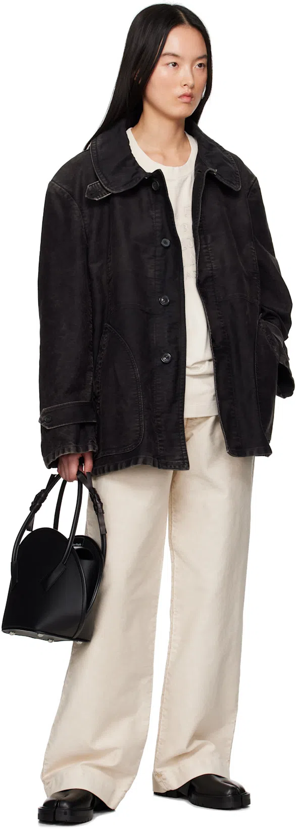 MAISON MARGIELA Tabi County Sandals In H8396 Black