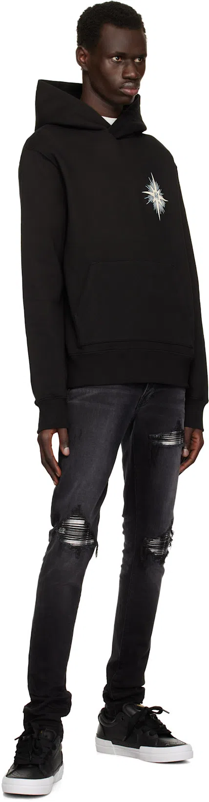 AMIRI Men's Starburst Hoodie In Black