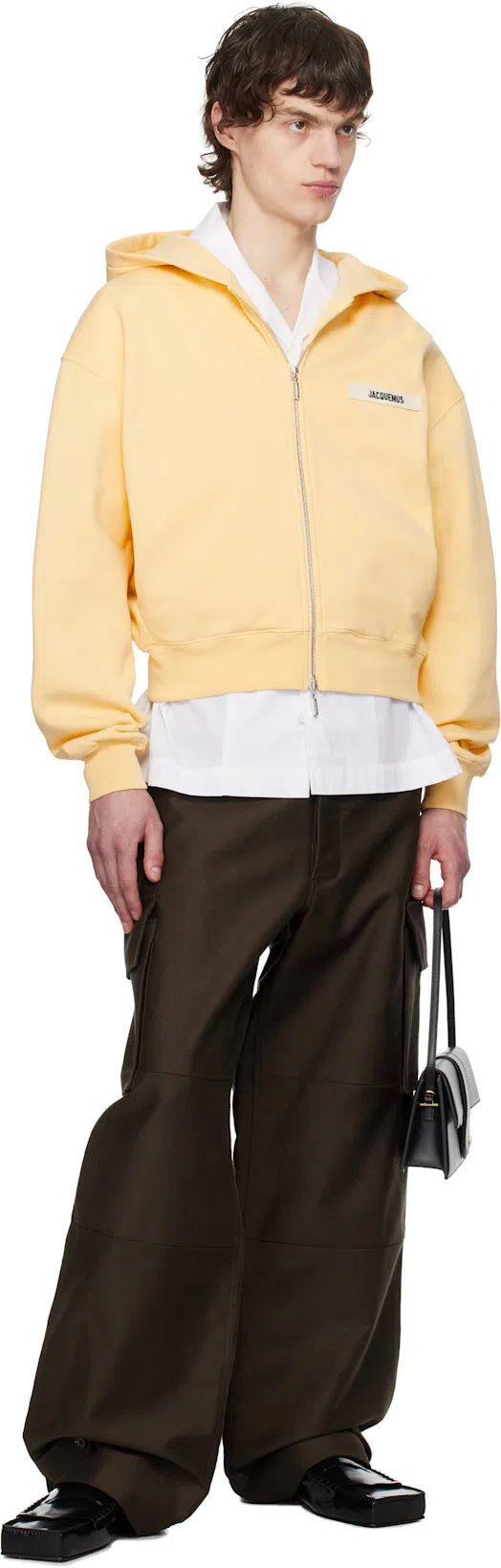 JACQUEMUS Graphic Print Shirt In White