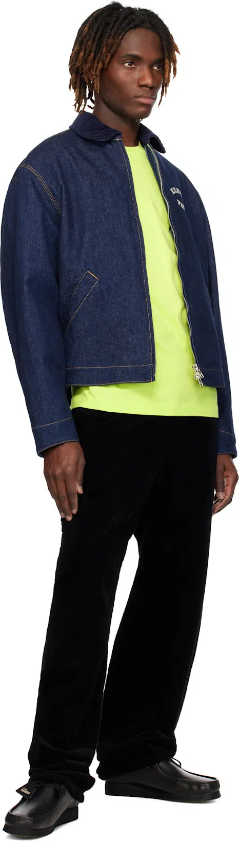 KENZO Verdy Collection Padded Workwear Jacket In Denim