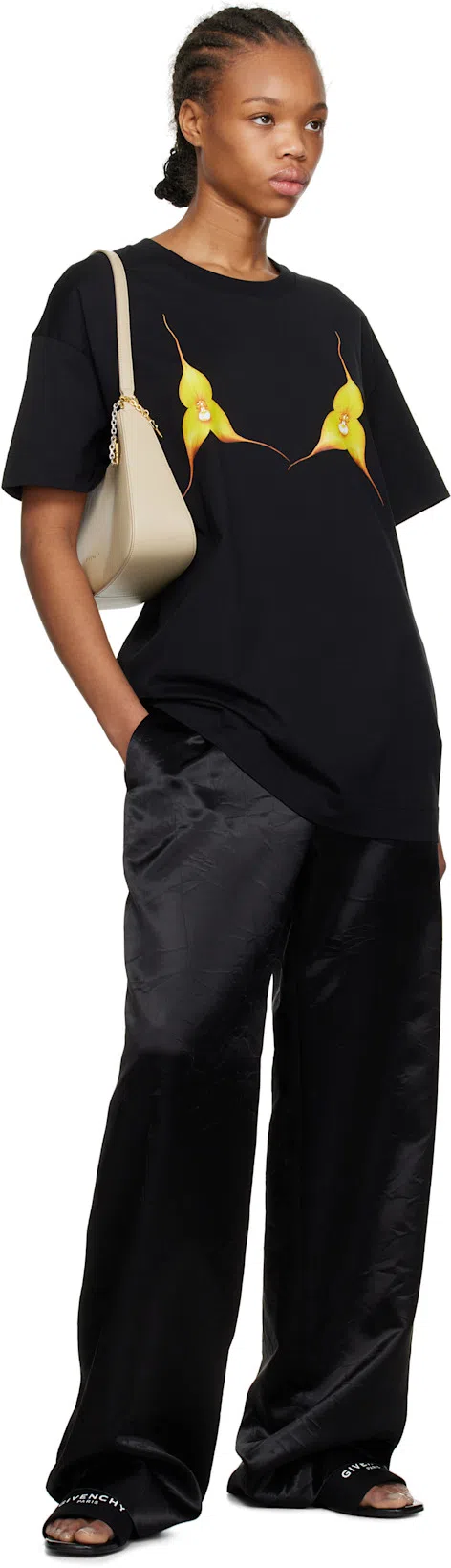 GIVENCHY Logo Printed Rubber Slides In Black