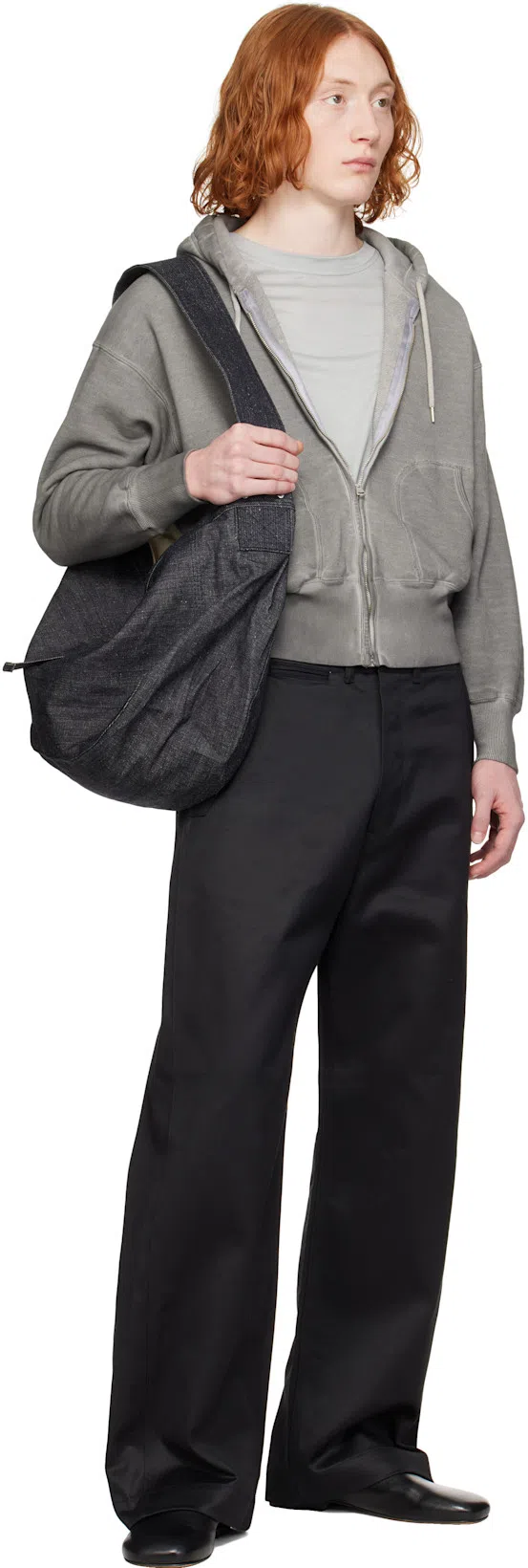 TAIGA TAKAHASHI Black Lot. 202 Engineer Trousers