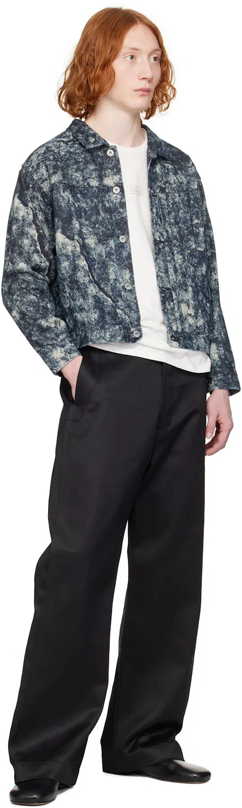 TAIGA TAKAHASHI Black Lot. 202 Engineer Trousers