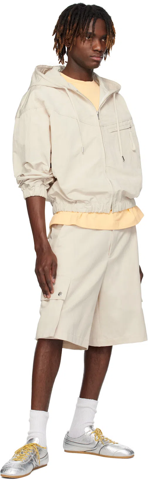 JACQUEMUS Le T-shirt Gros Grain Cotton T-shirt In Neutral