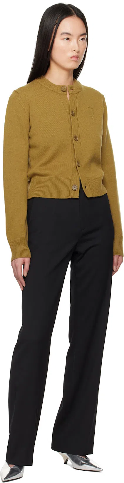 TOTÊME Toteme Pointed Toe Metallic Faux Leather Pump In Mirror Silver