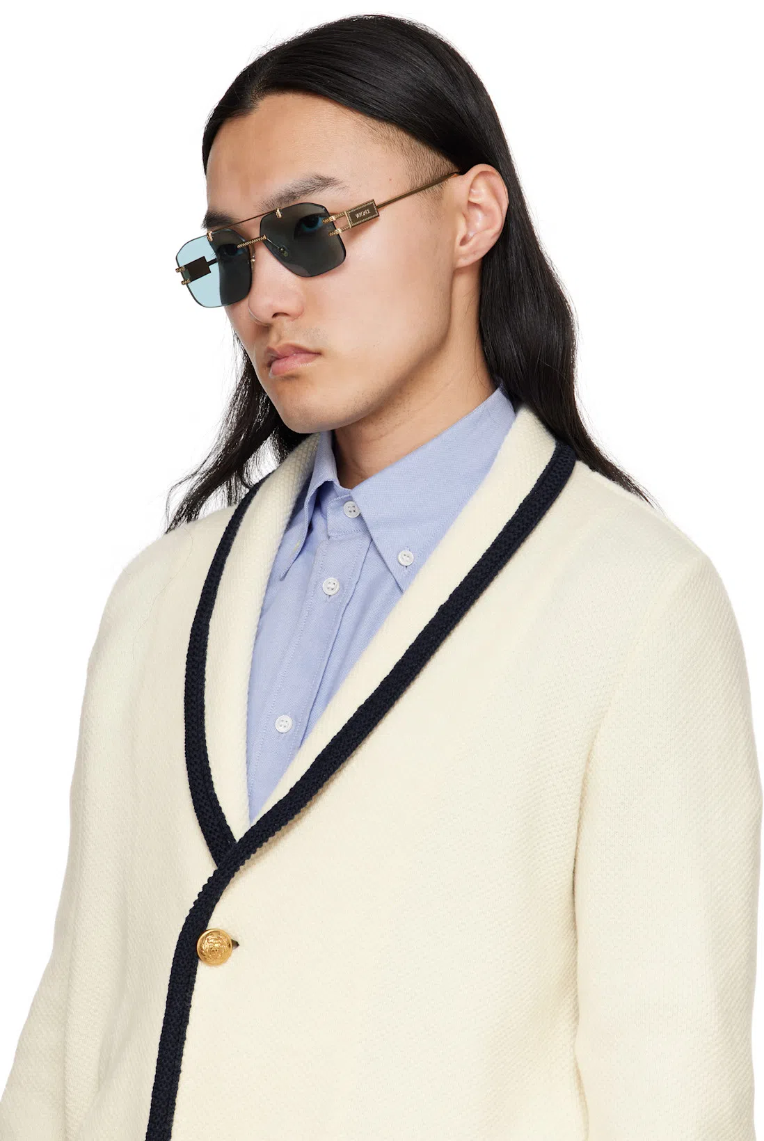 VALENTINO Men's Cotton And Wool Jacket In Beige