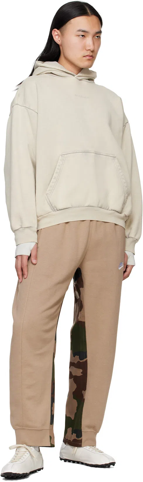 BALENCIAGA Sand Cotton Sweatshirt In Beige O Tan