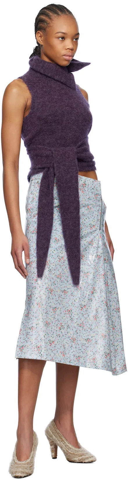 MAISON MARGIELA Multilayer Cotton Top In White