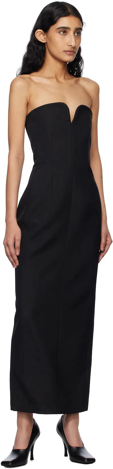 KHAITE Yao Dress In Black