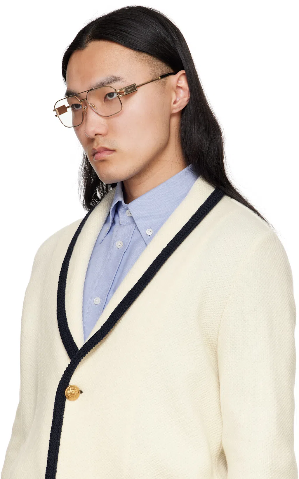 VALENTINO Men's Cotton And Wool Jacket In Beige