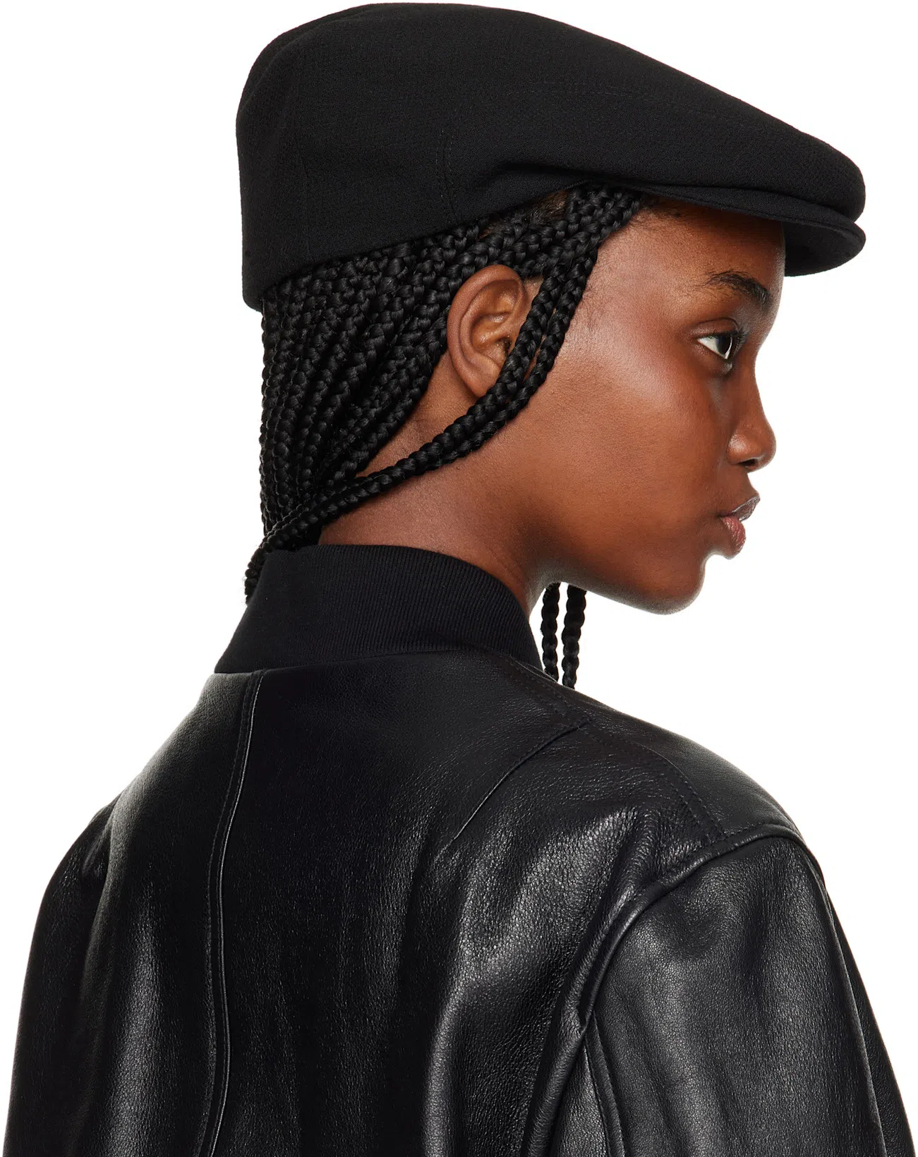 DOLCE & GABBANA Black Nappa Leather Bomber Jacket In N0000 Nero