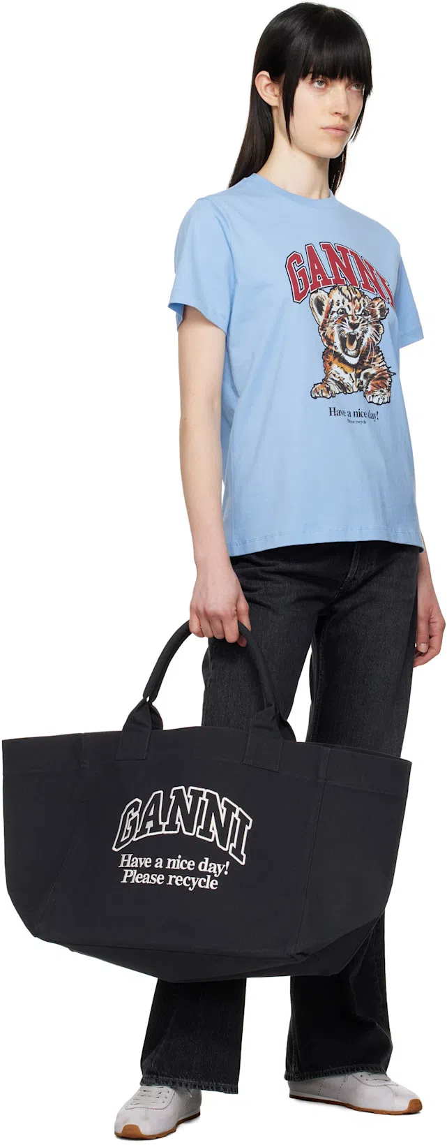 ACNE STUDIOS 2022 Flared High Waist Denim Jeans In Black