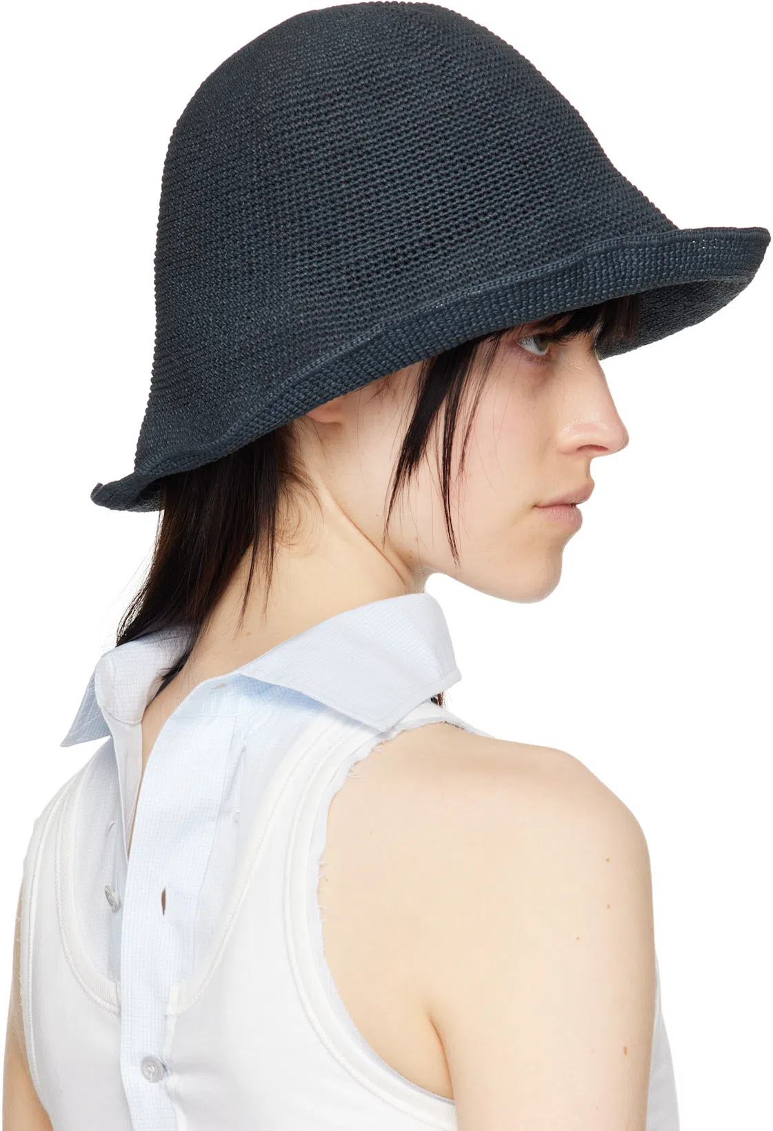 MAISON MARGIELA Multilayer Cotton Top In White