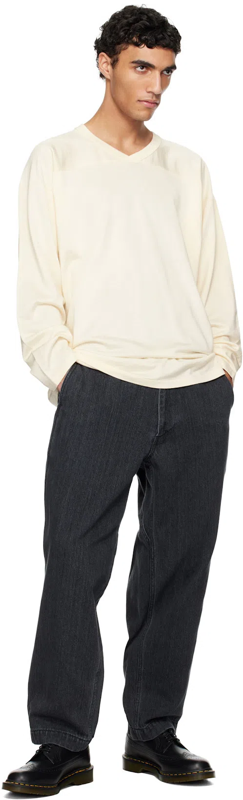 DR. MARTENS Man Lace-up Shoes Black Size 11 Leather