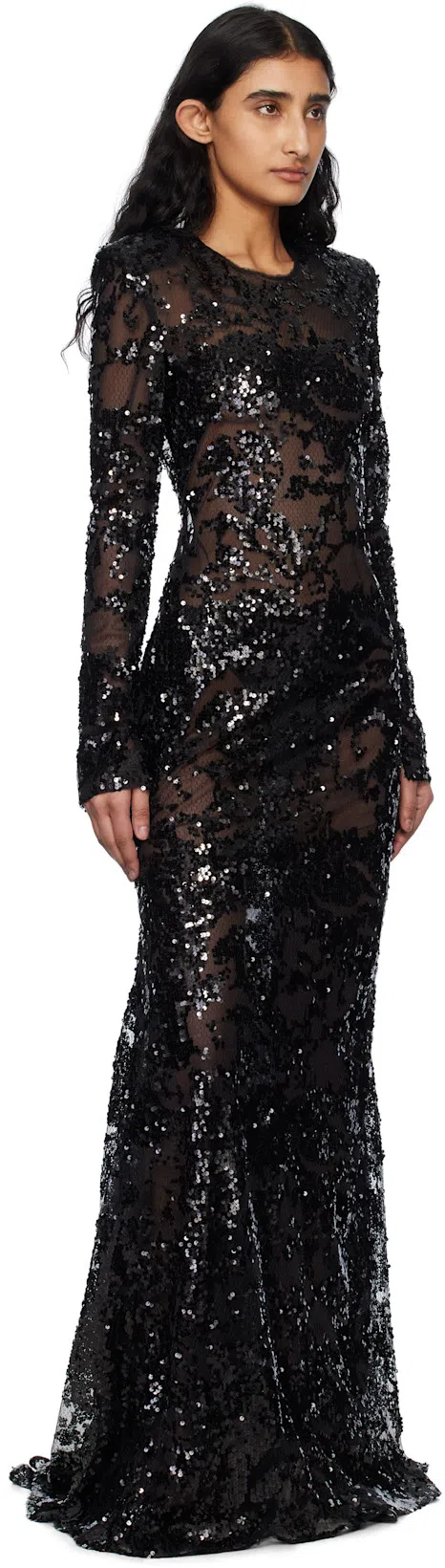 PROENZA SCHOULER Slash Slingback Pumps In Black