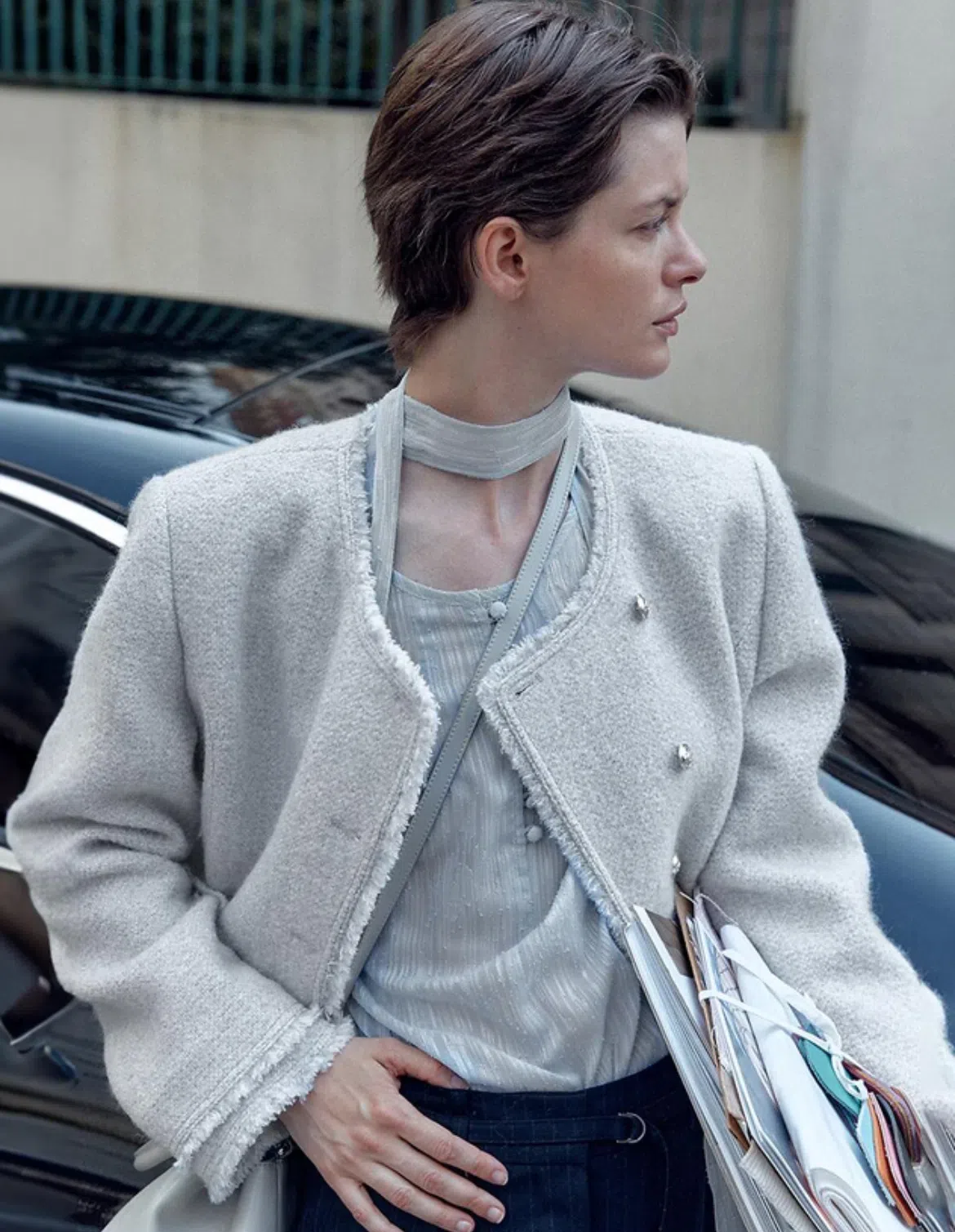 DOLCE & GABBANA Luxurious Wool Silk Jackets In Black