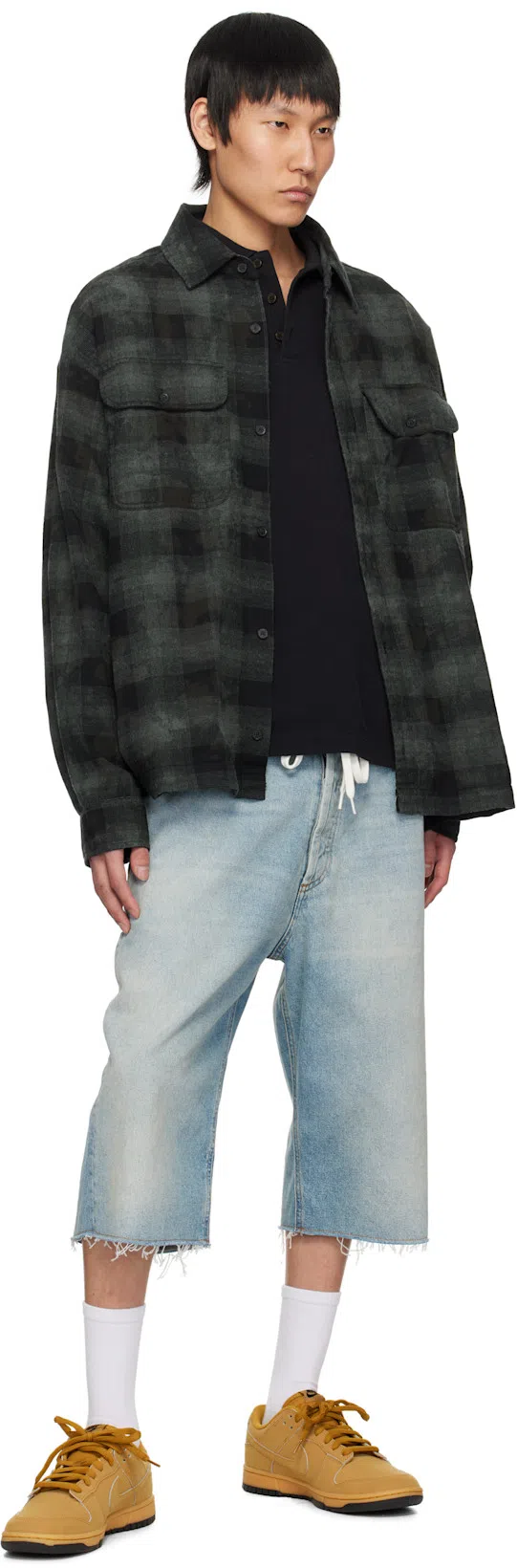 NIKE Tan Dunk Low Retro Se Sneakers In Wheat/wheat/gum Yellow/black