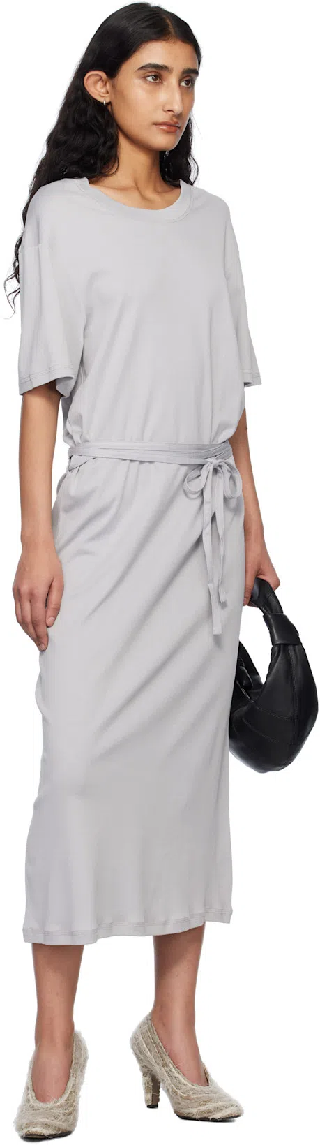 THE ROW Prudens Fuzzy Fabric Pumps In Lama