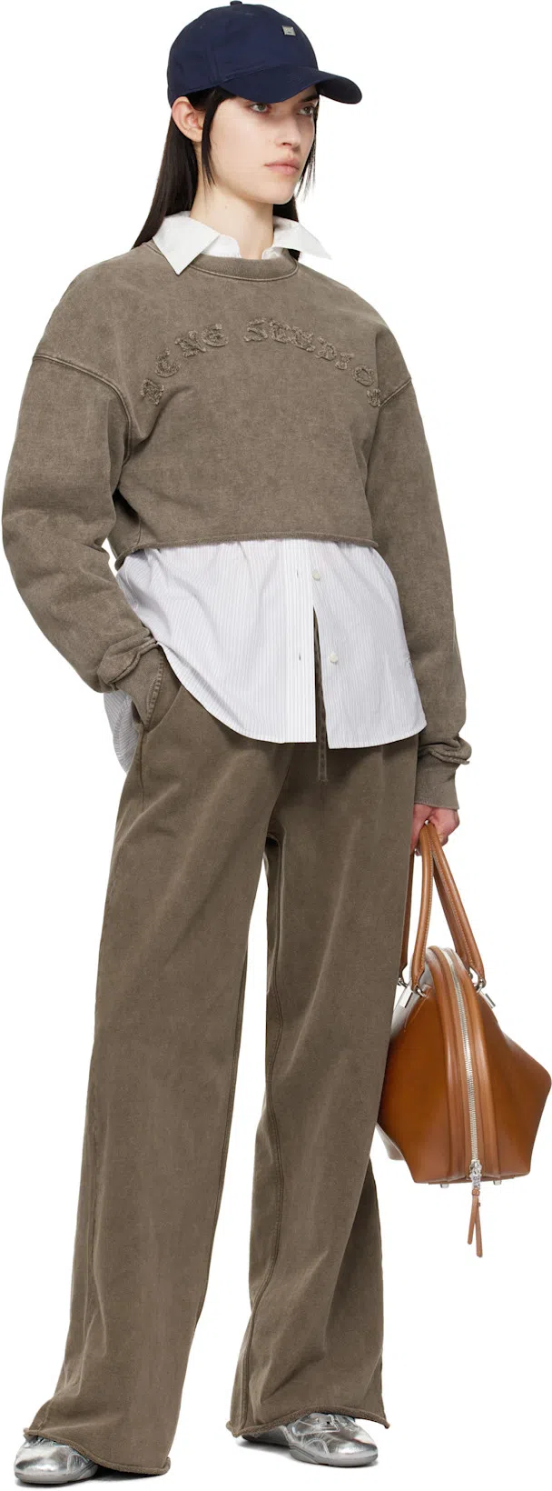 ACNE STUDIOS Bowlina Shoulder Bag In Brown