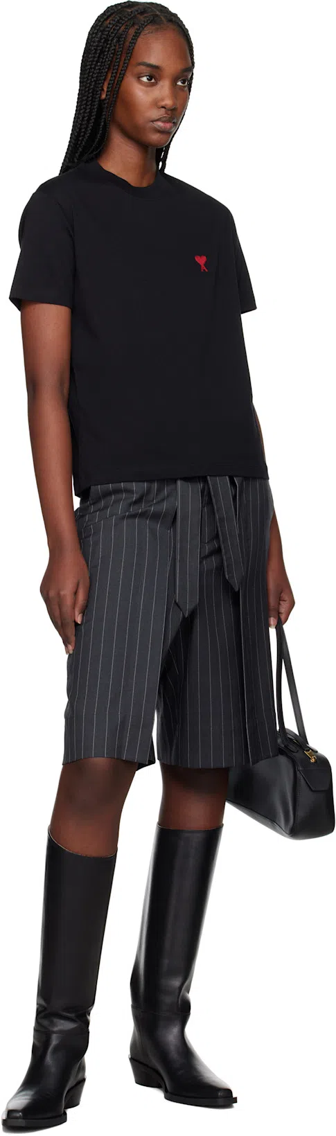 PROENZA SCHOULER Bronco Leather Tall Boots In Black