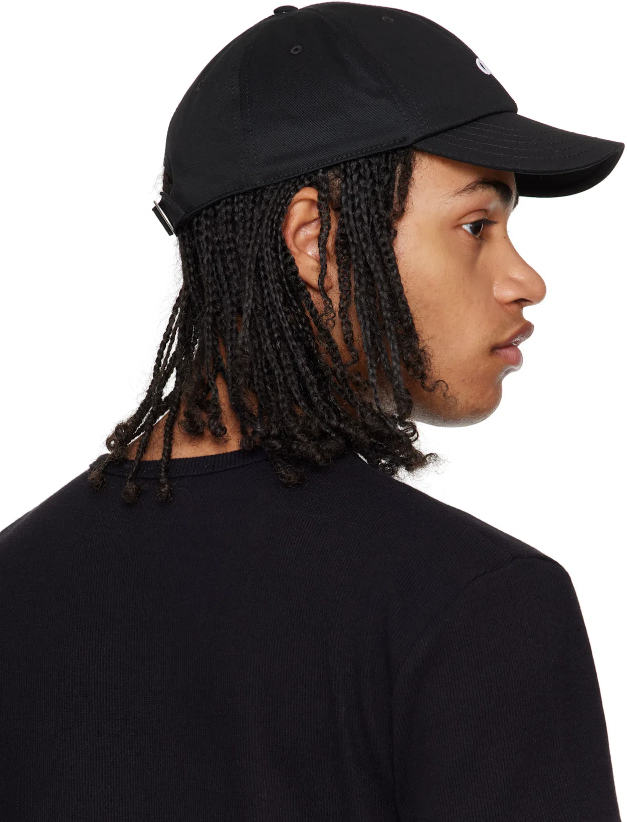 OFF-WHITE Logo-embroidered Baseball Cap In Black