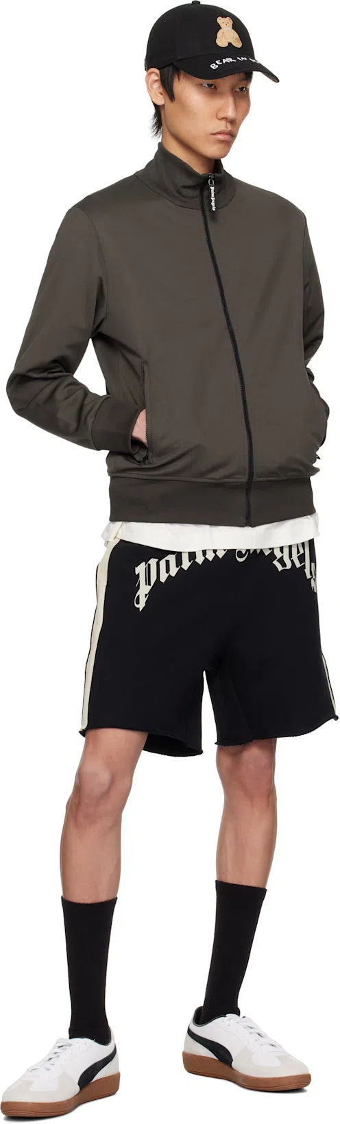 PALM ANGELS Men's Bear In White