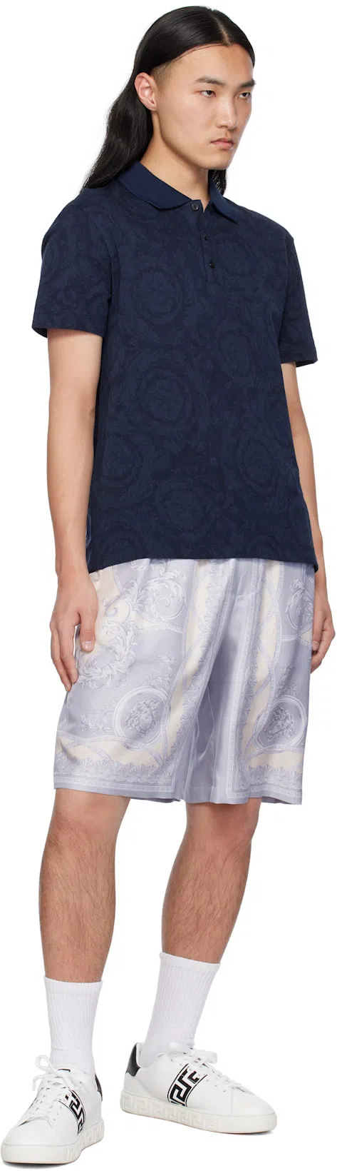 VERSACE Greca Low-top Sneakers In White