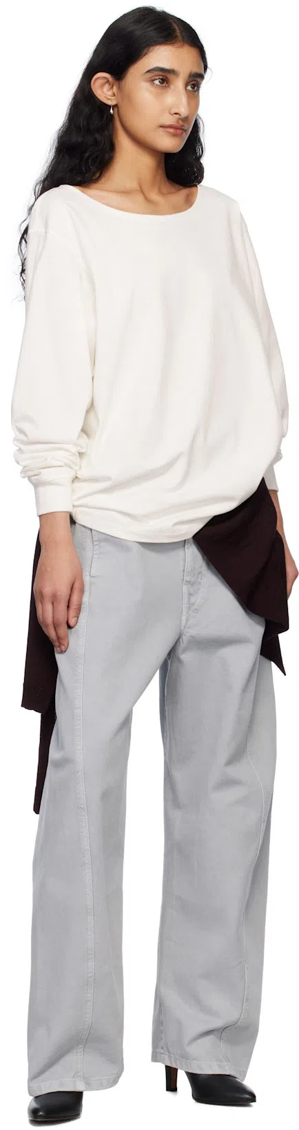 THE ROW Black Prudens Boots In Blk Black