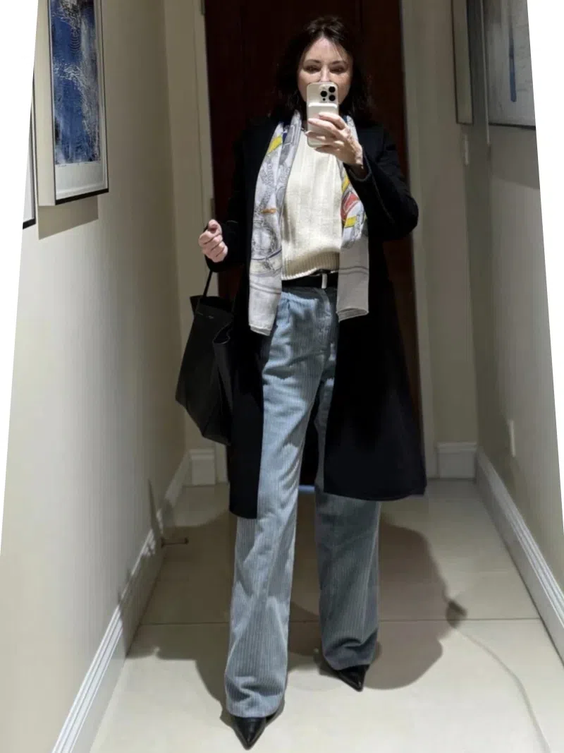 THE ROW Chan Cotton Corduroy Wide-leg Pants In Light Blue