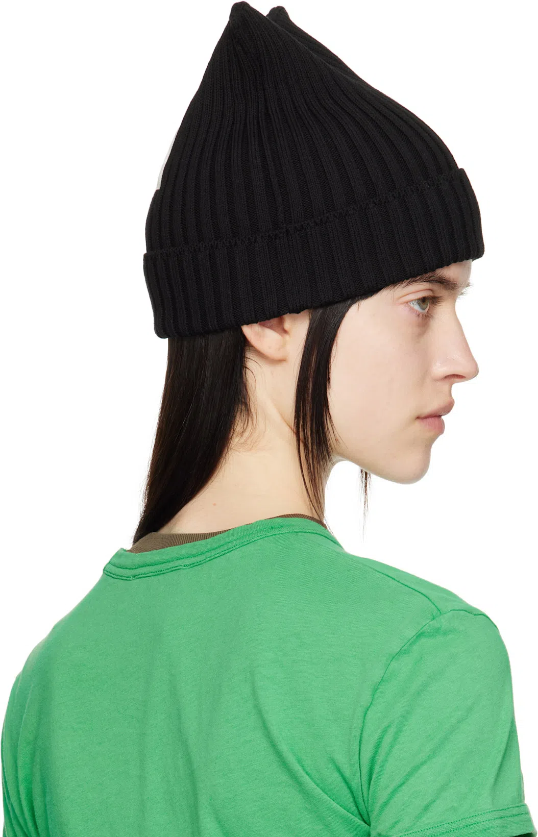 ACNE STUDIOS Bilaria Paneled Logo-print Denim Ballet Flats In Blue